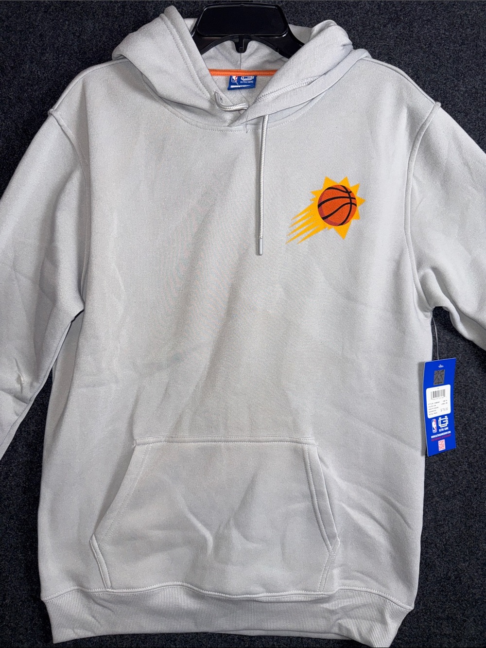 NBA Ultra Game Phoenix Suns Hoodie Mens Medium Gray Pullover VHMI950F NEW